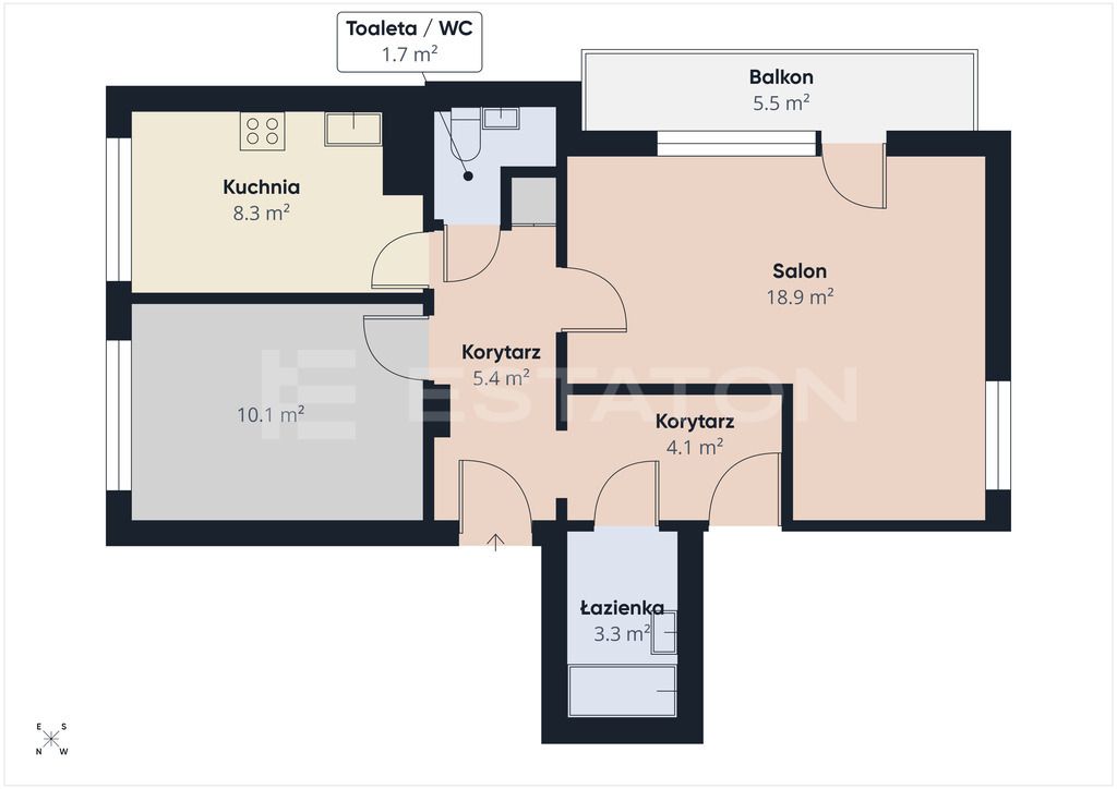 Mieszkanie 3-pokojowe Rzeszów, ul. Sportowa. Zdjęcie 9