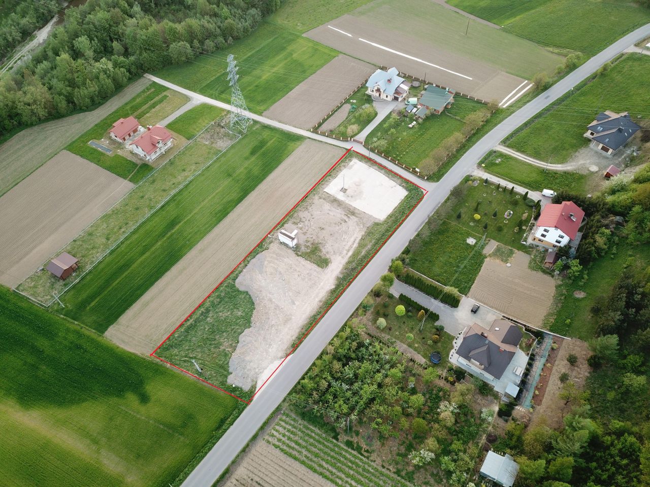 Działka inwestycyjna Naszacowice. Zdjęcie 5