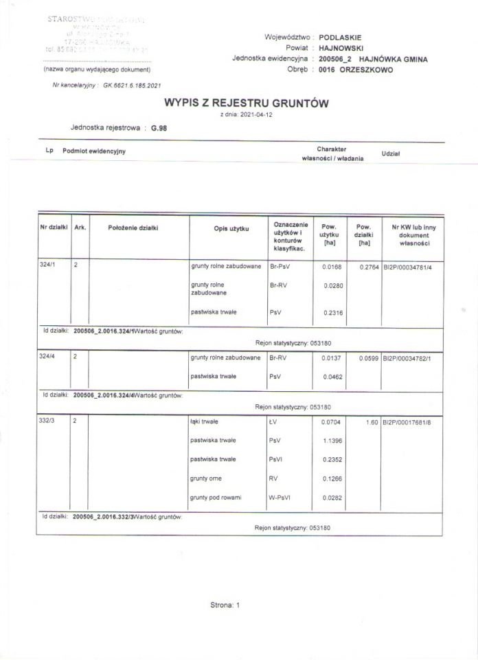 Działka siedliskowa Orzeszkowo Olszyna. Zdjęcie 15