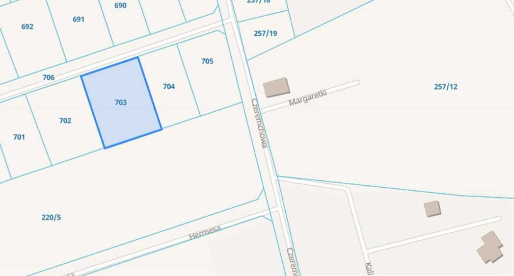 Działka rolno-budowlana Mierzyn, ul. Czeremchowa. Zdjęcie 2