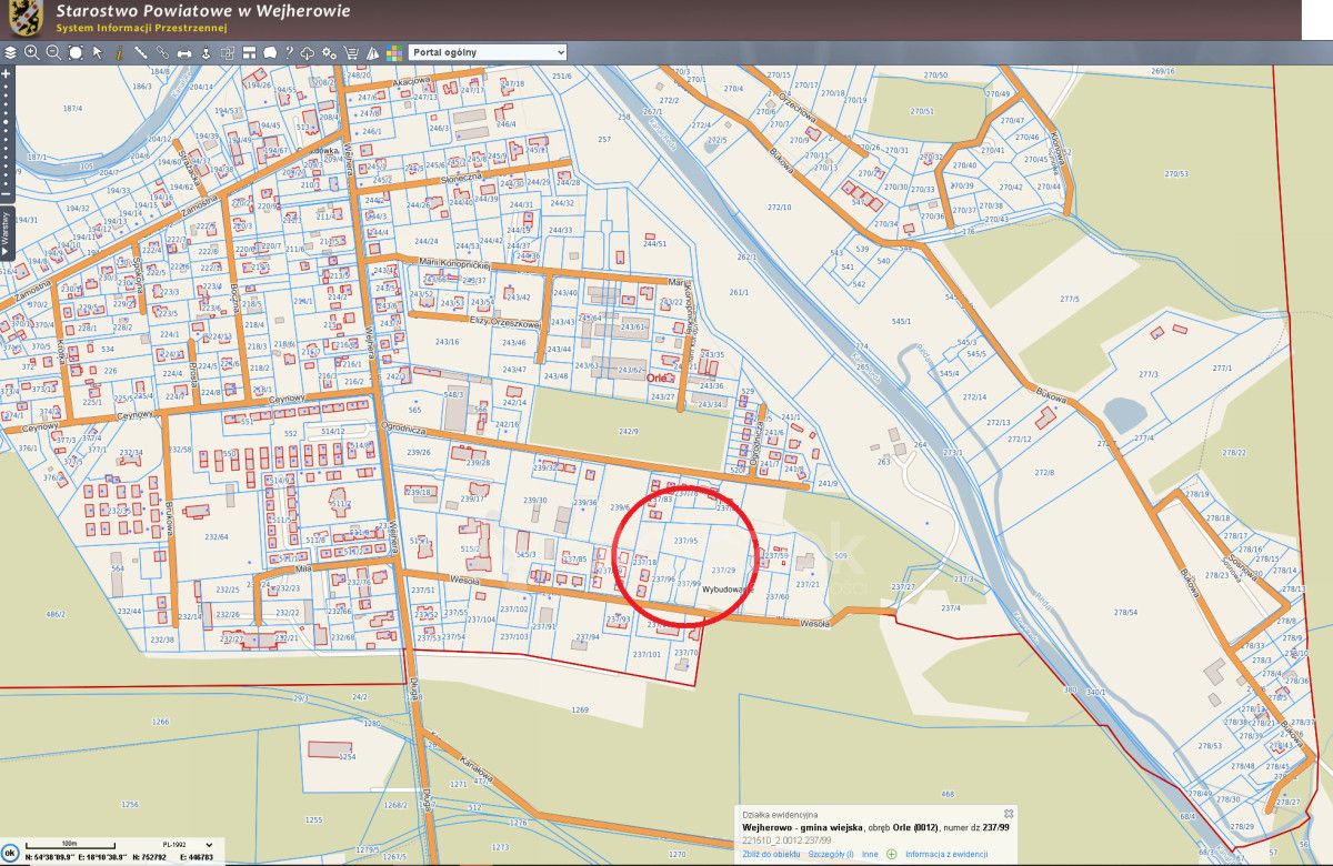 Działka budowlana Orle, ul. Wesoła. Zdjęcie 16