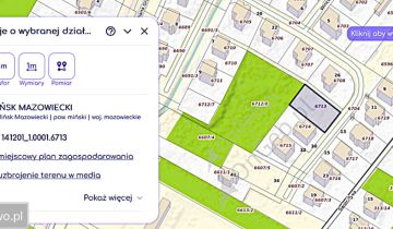 Działka budowlana Mińsk Mazowiecki, ul. Gabriela Narutowicza