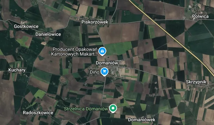 Działka siedliskowa Domaniów