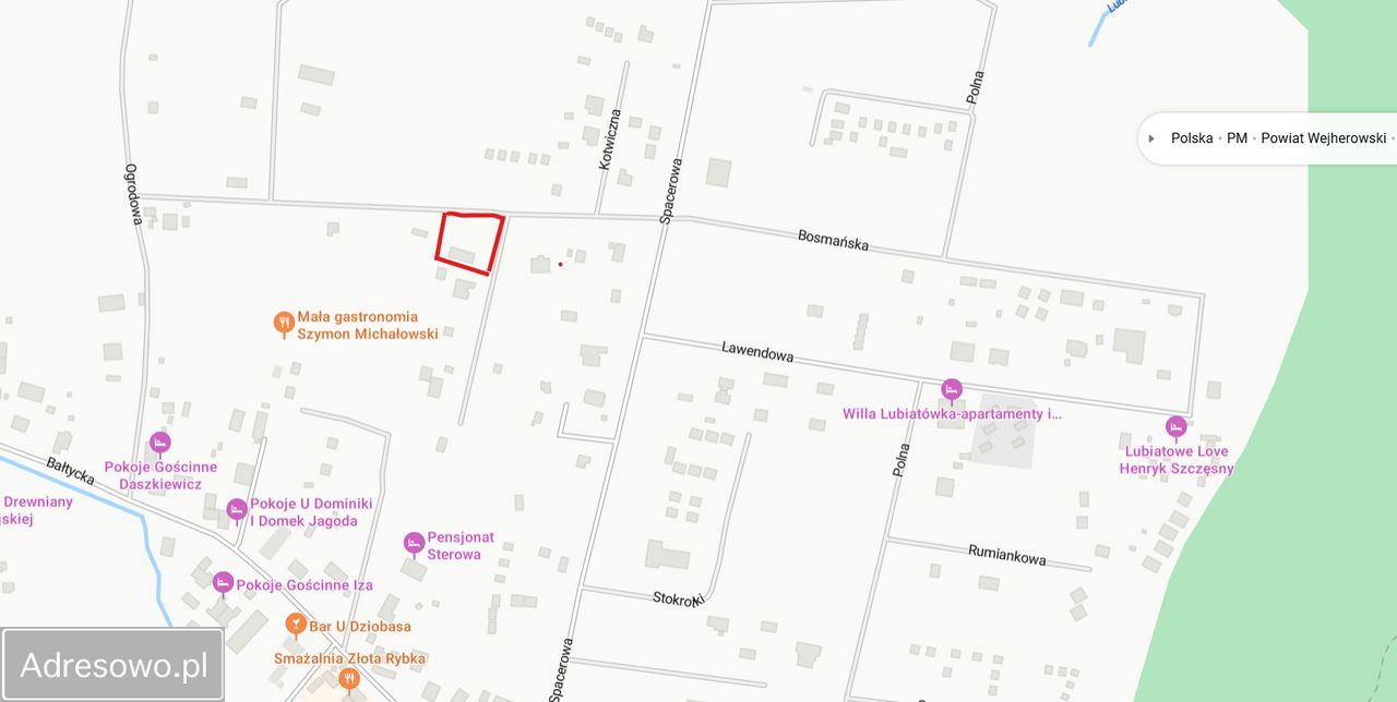 Działka budowlana Lubiatowo. Zdjęcie 2