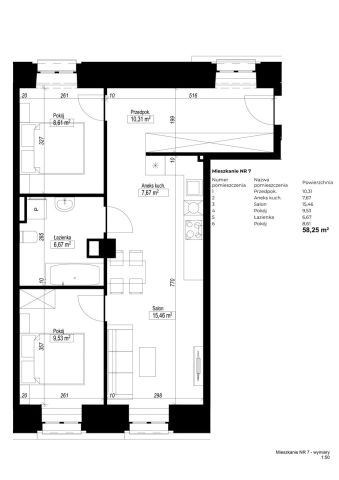Mieszkanie 3-pokojowe Bielsko-Biała Śródmieście. Zdjęcie 5
