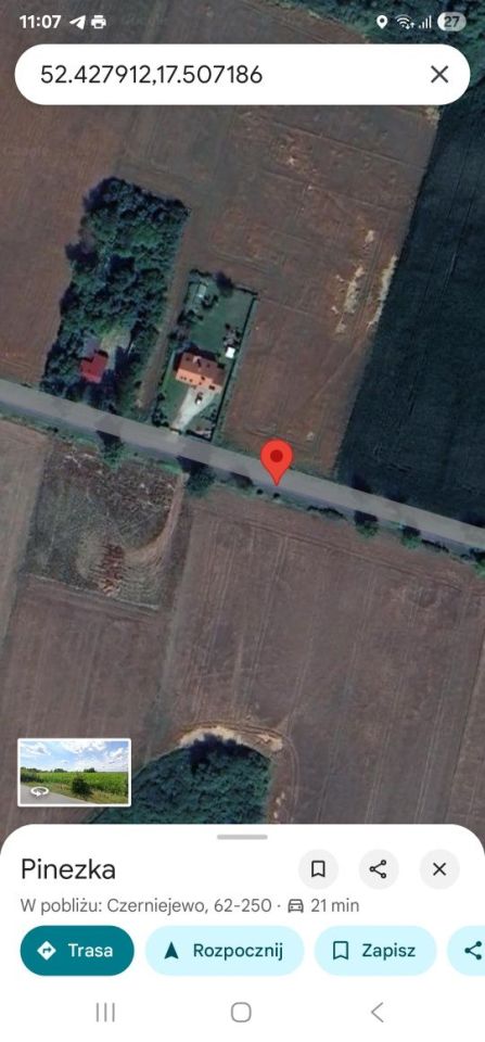 Działka budowlana Pakszyn