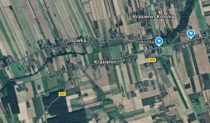 Działka budowlana Krasienin