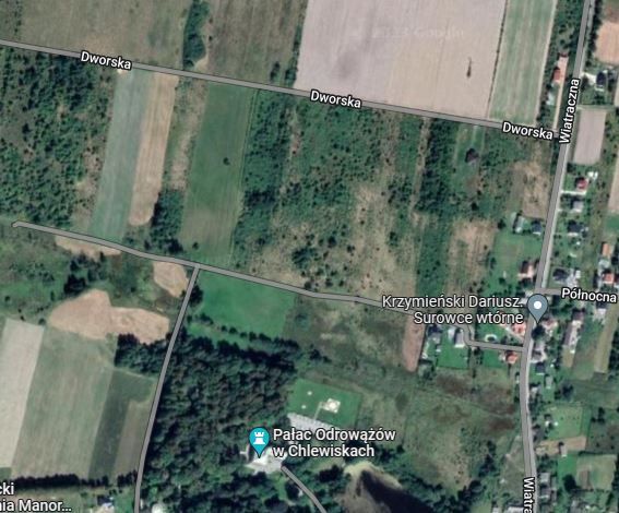 Działka rolna Chlewiska, ul. Dworska. Zdjęcie 1