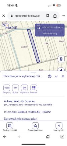 Działka rolna Wola Gródecka. Zdjęcie 1