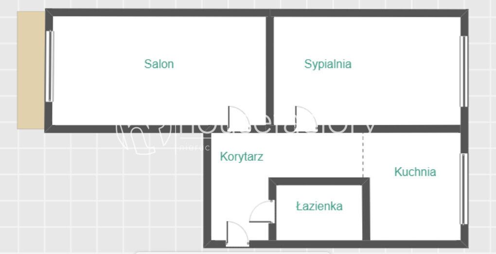 Mieszkanie 2-pokojowe Łódź Dąbrowa. Zdjęcie 8