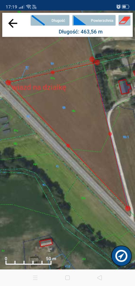 Działka rolna Winnica