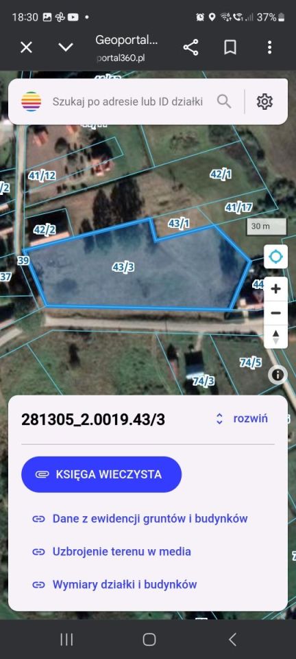 Działka rolna Rogojny. Zdjęcie 5