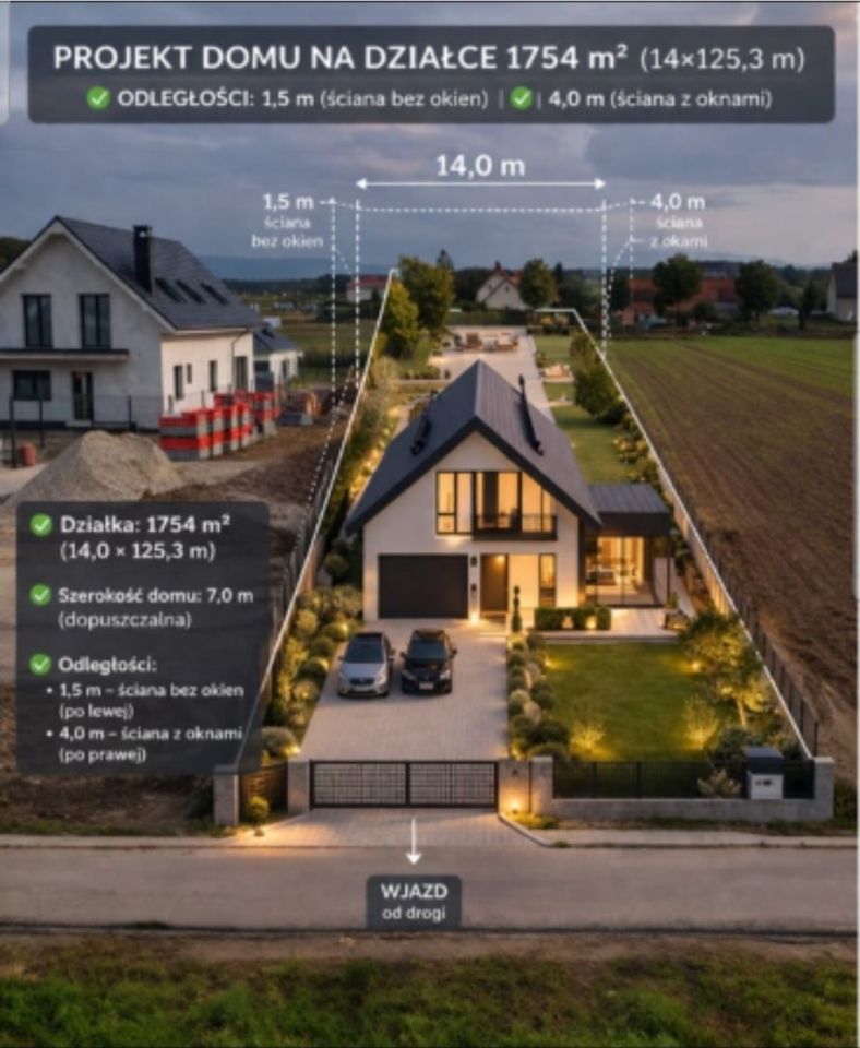 Działka budowlana Chrzanów, ul. Chabrowa. Zdjęcie 4