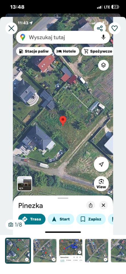 Działka budowlana Dalki, Mnichowska