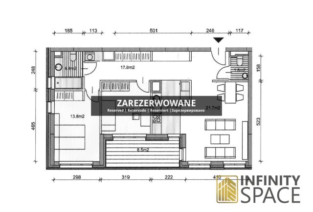 Mieszkanie 3-pokojowe Warszawa Mokotów, ul. Cybernetyki. Zdjęcie 15