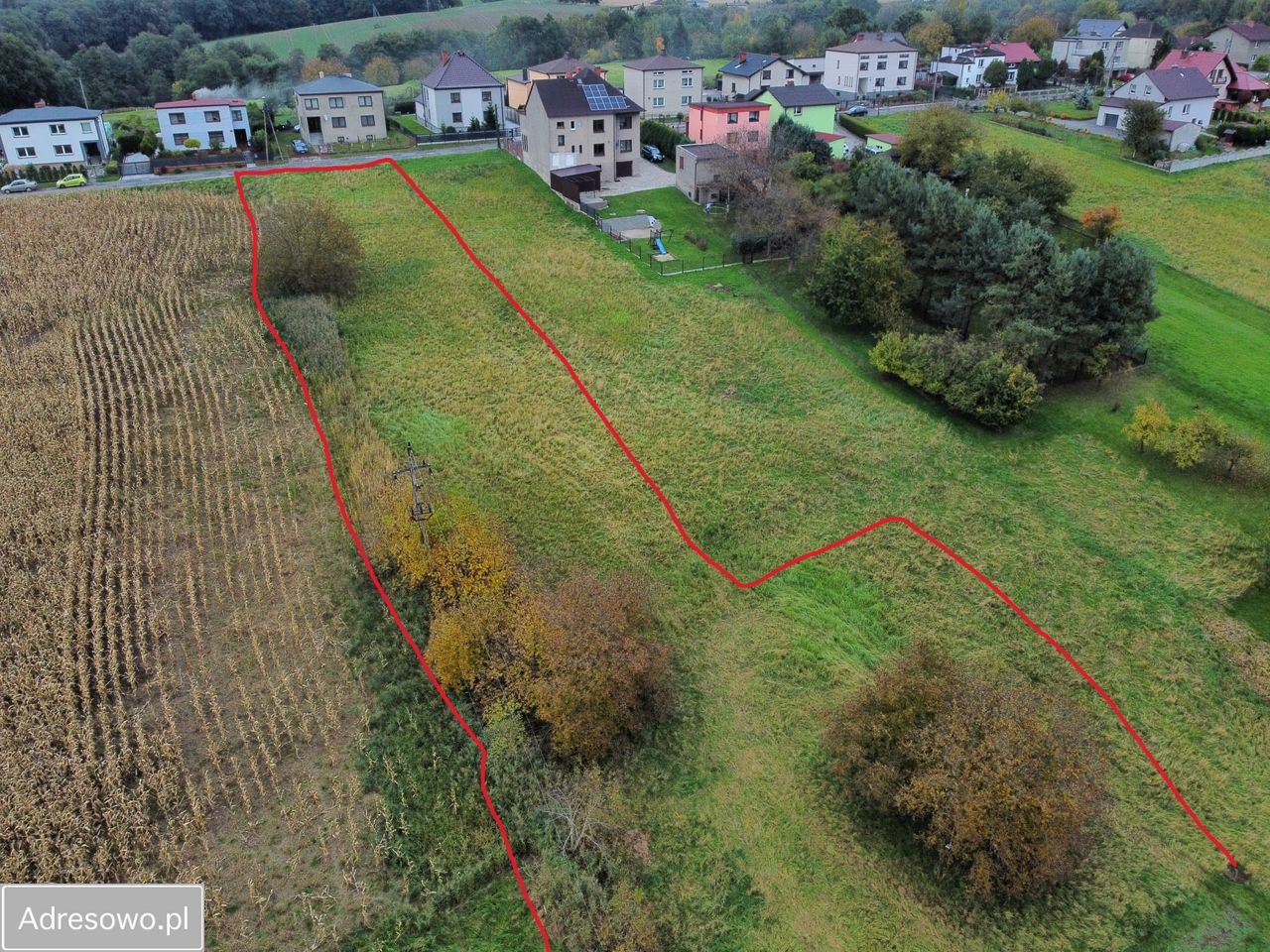 Działka budowlana Pszów Krzyżkowice, ul. gen. Stefana Grota-Roweckiego