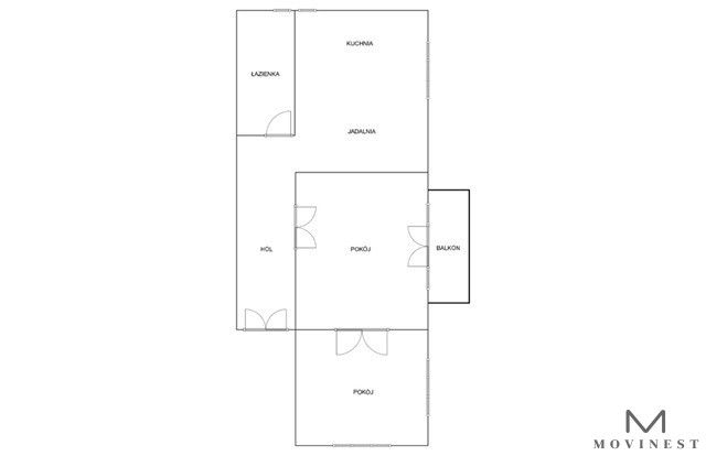 Mieszkanie 2-pokojowe Poznań Łazarz, pl. Stanisława Wyspiańskiego. Zdjęcie 16