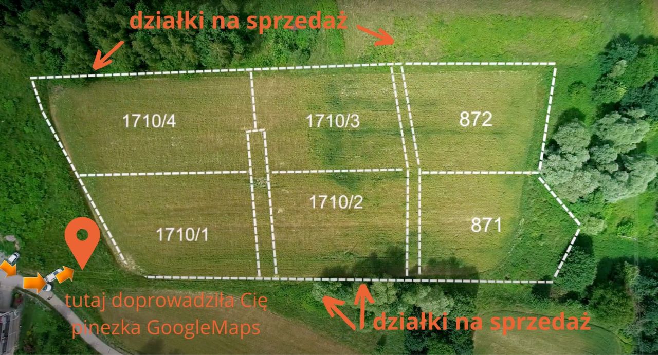 Działka budowlana Dąbrówka. Zdjęcie 2