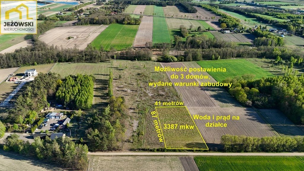 Działka budowlana Nowe Wrońska. Zdjęcie 1