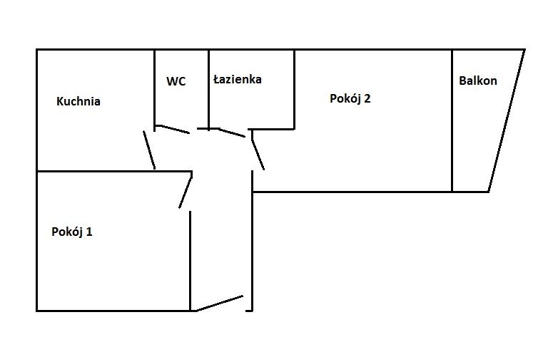 Mieszkanie 2-pokojowe Wrocław Fabryczna, ul. Wejherowska. Zdjęcie 5