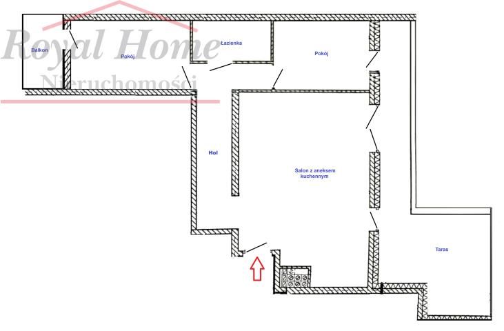 Mieszkanie 3-pokojowe Wrocław Fabryczna, ul. Legnicka. Zdjęcie 14