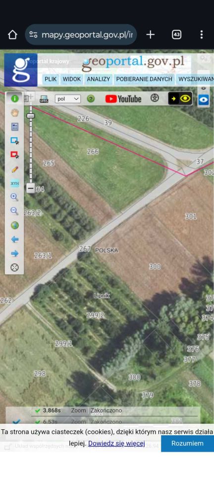 Działka rolna Lipnik. Zdjęcie 1