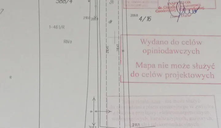Działka inwestycyjna Dubidze, Ogrodowa 1