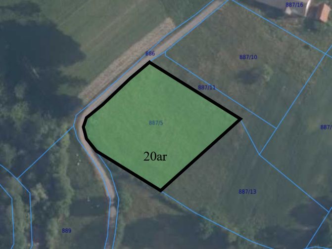 Działka budowlana Rupniów. Zdjęcie 2