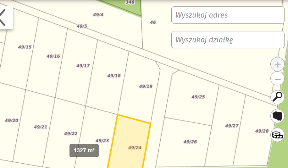 Działka budowlana Łazy Wielkie Łazy Małe. Zdjęcie 2