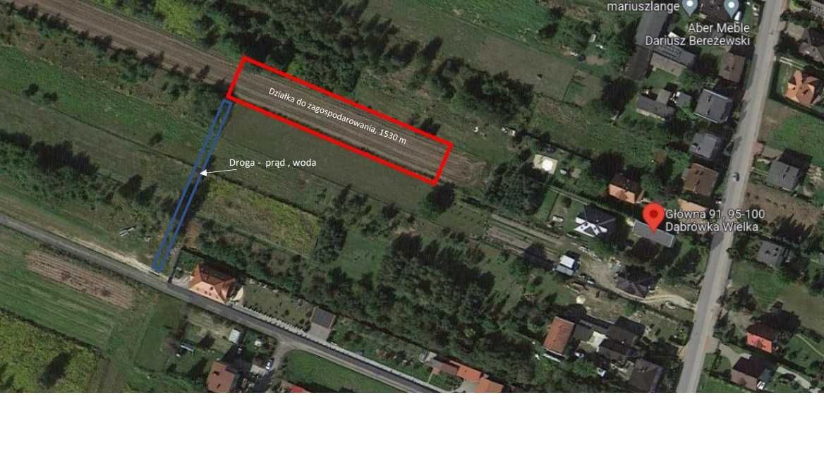 Działka budowlana Dąbrówka Wielka. Zdjęcie 8