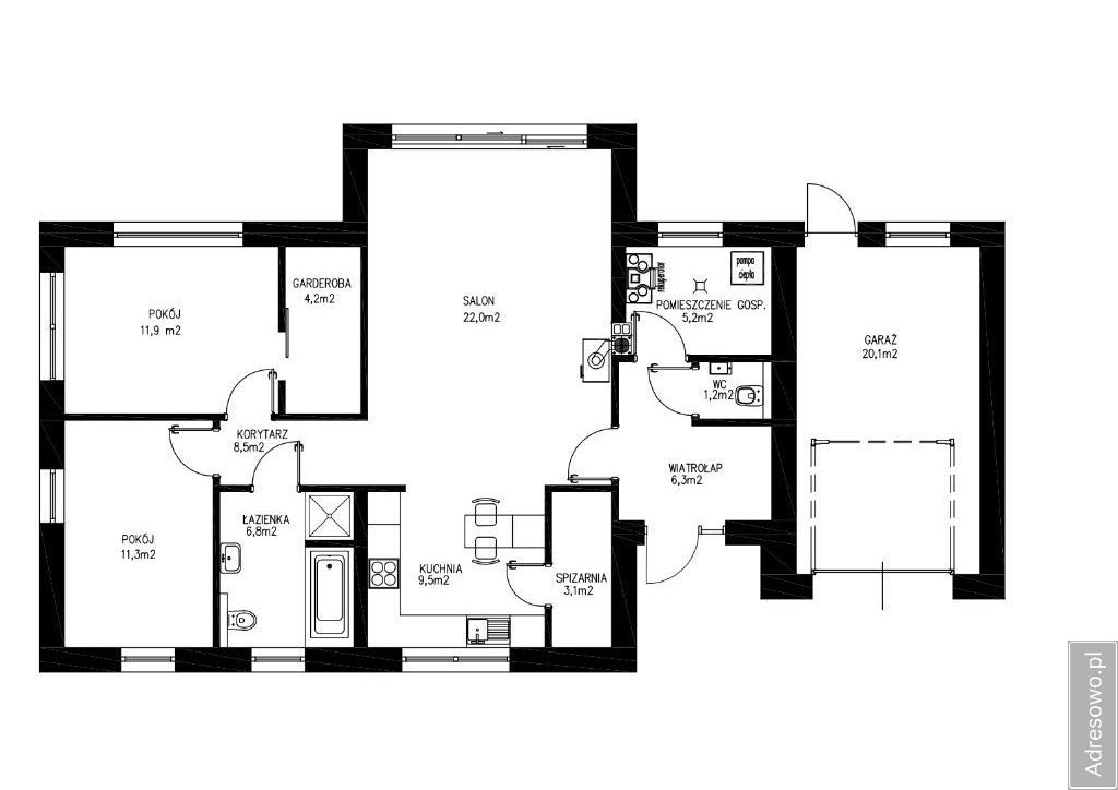 dom wolnostojący, 3 pokoje Dziadowa Kłoda, ul. Brzozowa. Zdjęcie 10