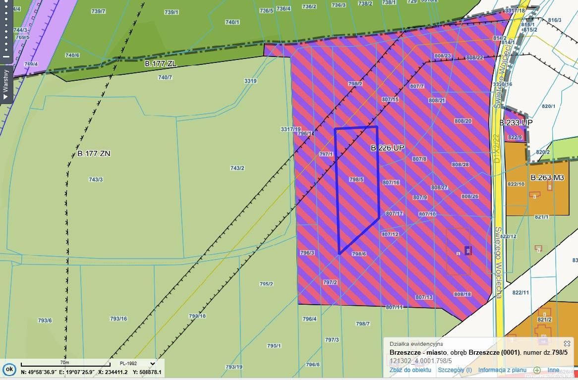 Działka inwestycyjna Brzeszcze Burkówka. Zdjęcie 3