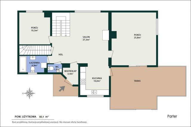 dom wolnostojący, 7 pokoi Dziekanów Leśny, ul. Jana Brzechwy. Zdjęcie 40