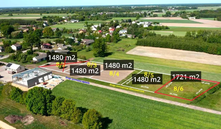 Działka rolno-budowlana Aleksandrów