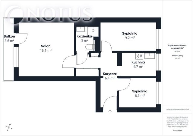 Mieszkanie 3-pokojowe Kraków Podgórze, ul. Słomiana. Zdjęcie 17