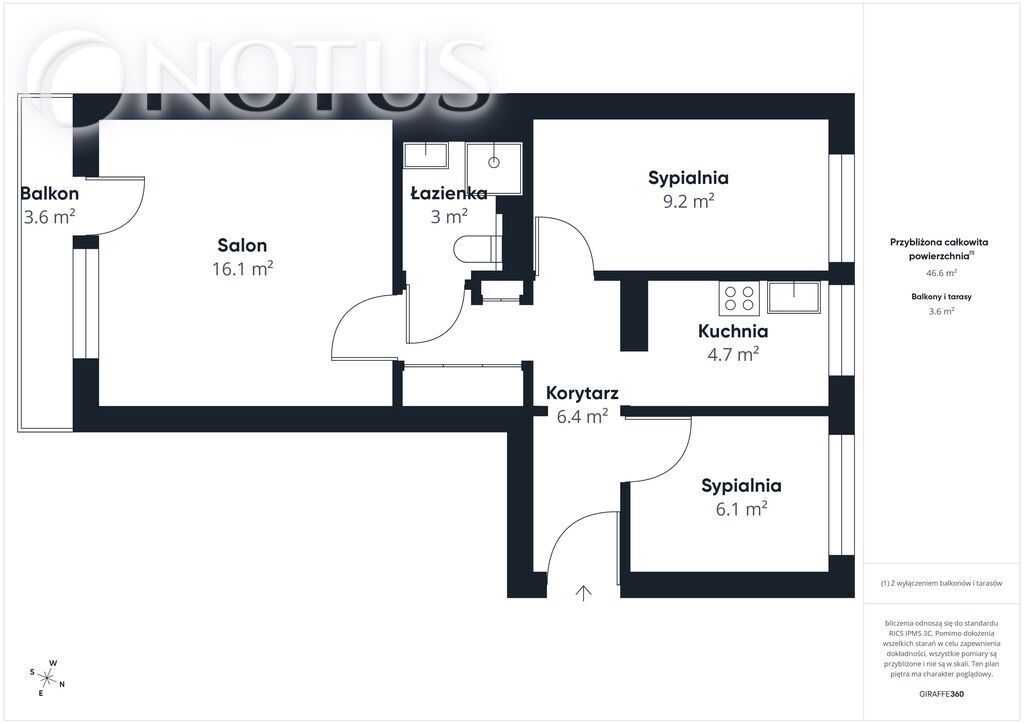 Mieszkanie 3-pokojowe Kraków Podgórze, ul. Słomiana. Zdjęcie 17