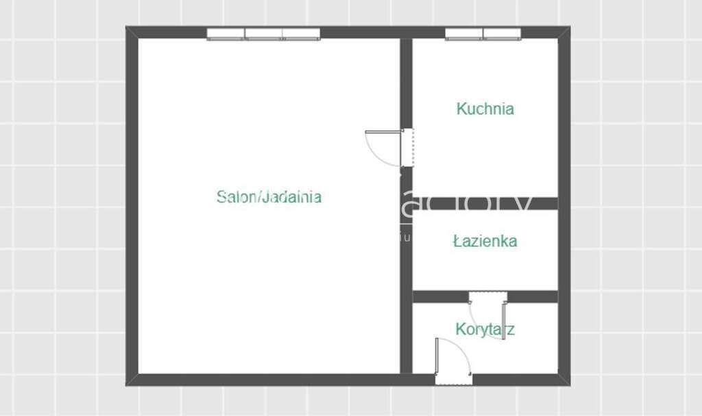 Mieszkanie 1-pokojowe Łódź Dąbrowa. Zdjęcie 4