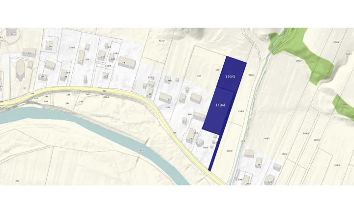 Działka rolna Krempna