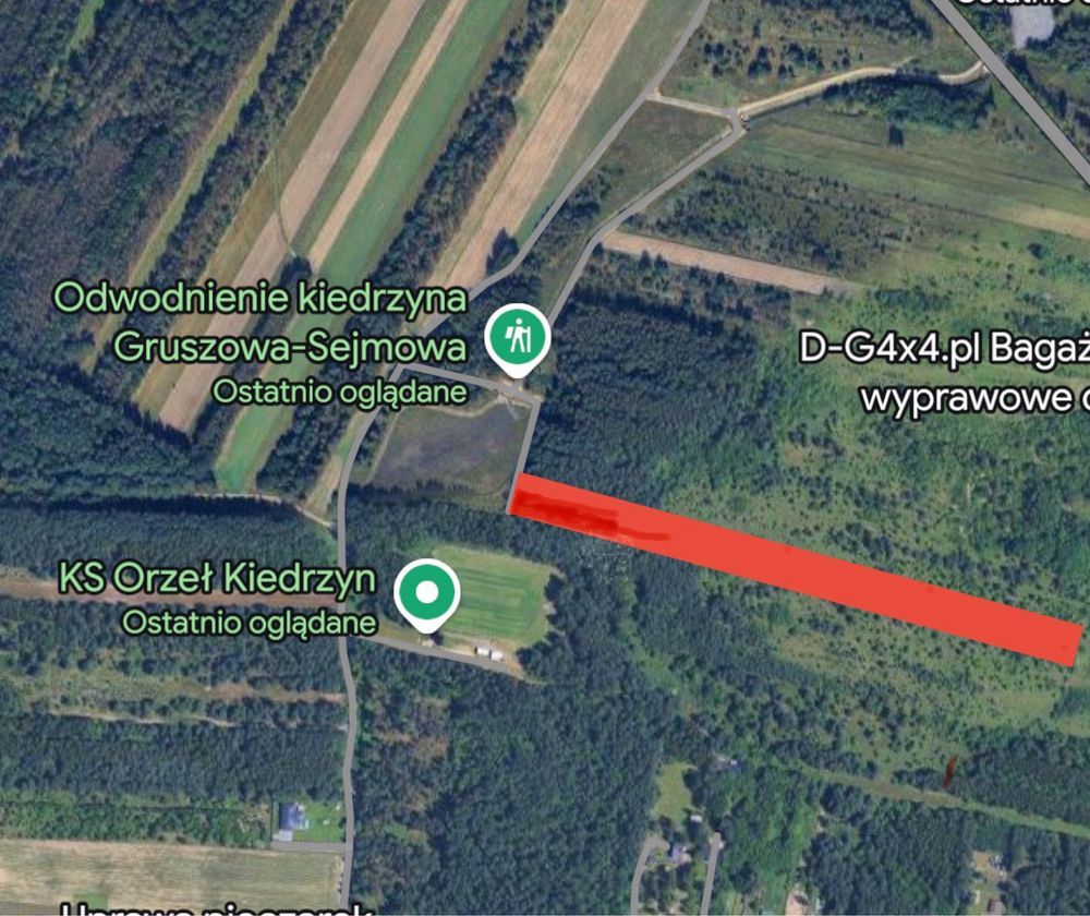 Działka rolna Częstochowa Kiedrzyn, ul. Zakopiańska