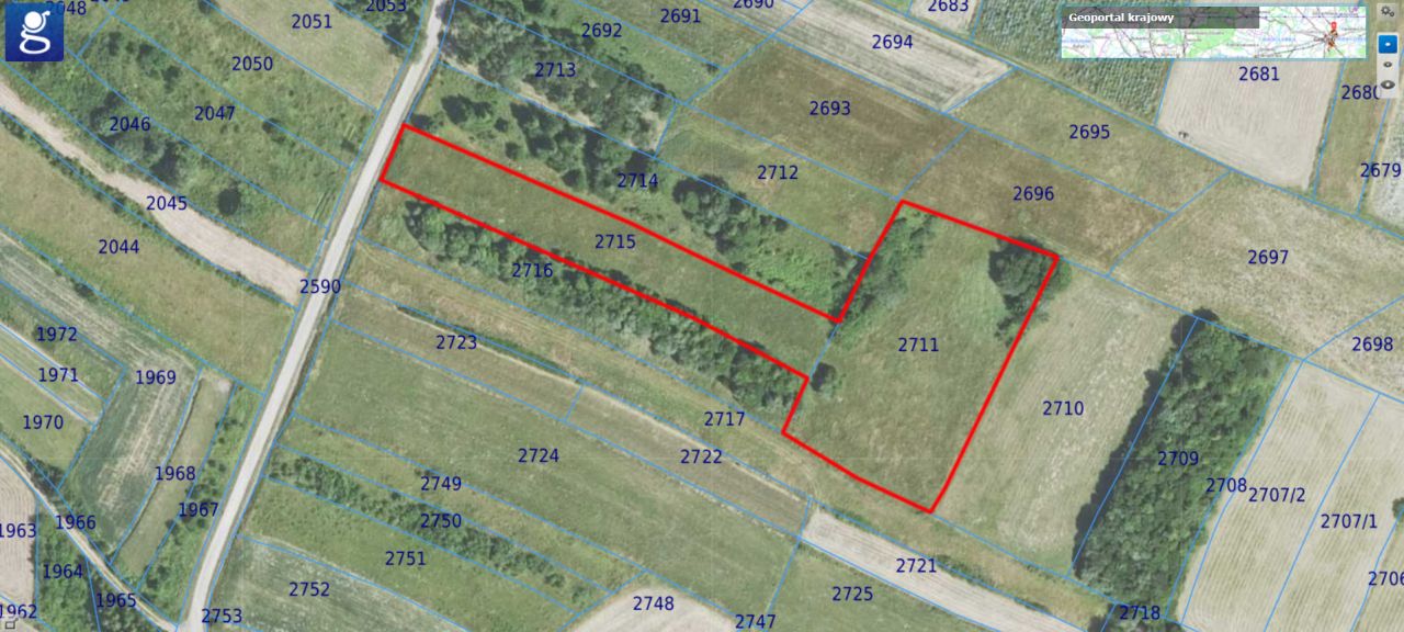 Działka rolno-budowlana Łysa Góra. Zdjęcie 3