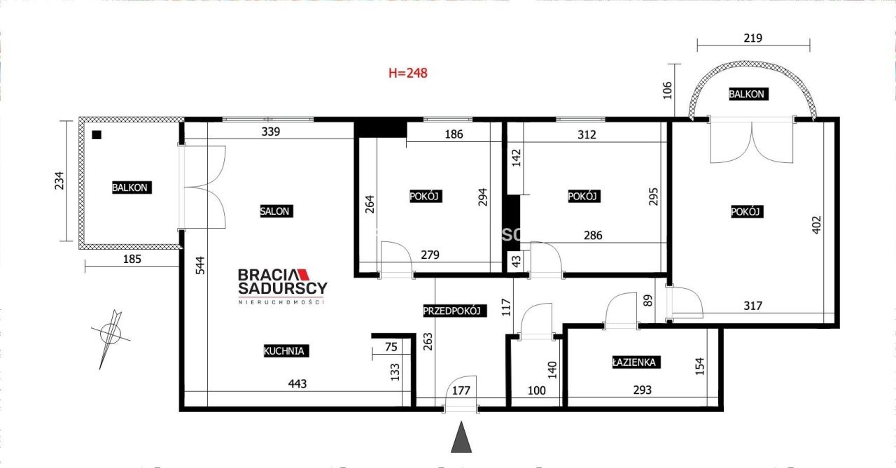 Mieszkanie 4-pokojowe Kraków Dębniki, ul. Borkowska. Zdjęcie 23