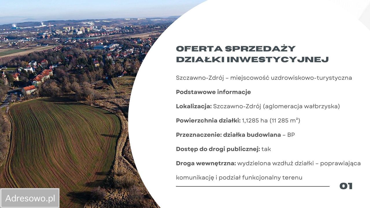 Działka budowlana Szczawno-Zdrój, ul. Kolejowa. Zdjęcie 2