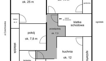 Mieszkanie 3-pokojowe Lublin Śródmieście, ul. Czechowska