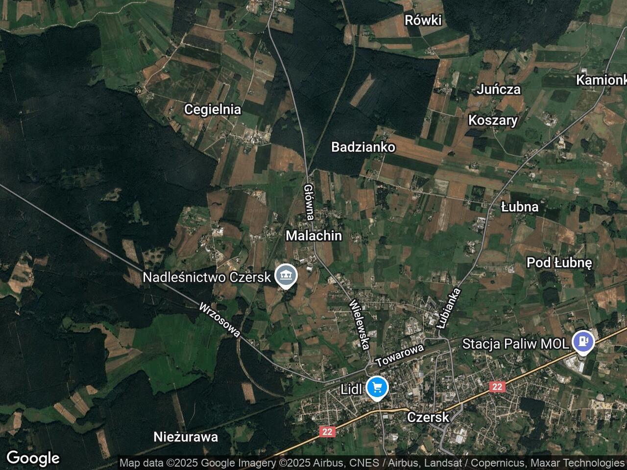 Działka budowlana Malachin, ul. Nad Torem