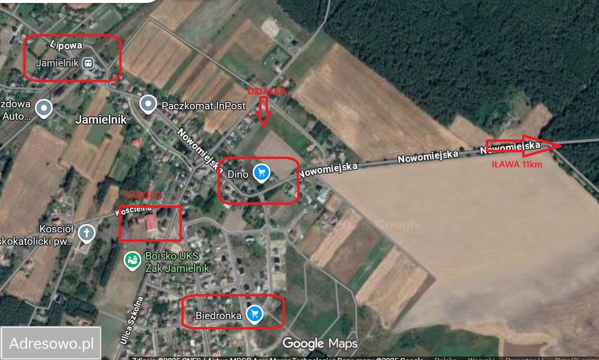 Działka budowlana Jamielnik. Zdjęcie 4