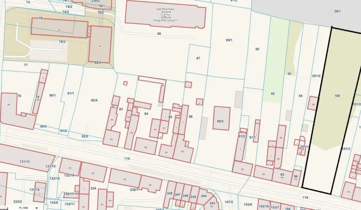 Działka budowlana Starogard Gdański Centrum, ul. Tadeusza Kościuszki