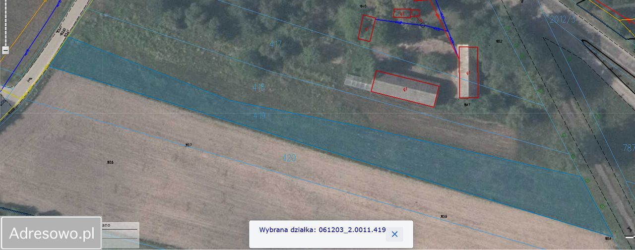 Działka budowlana Uściąż. Zdjęcie 3