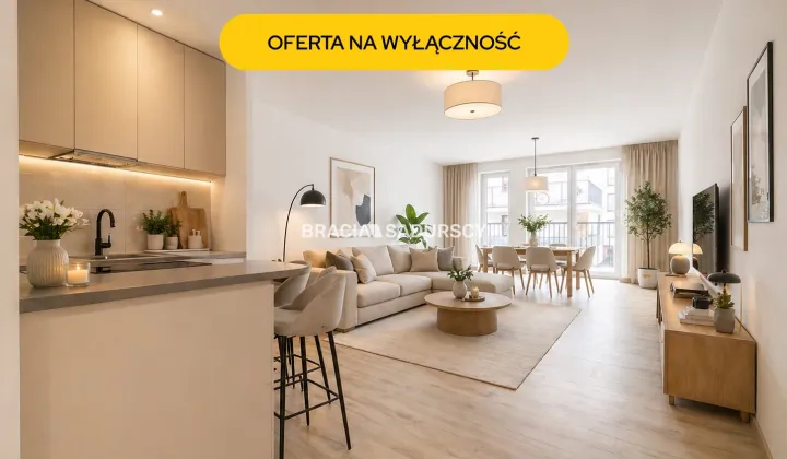 Mieszkanie 3-pokojowe Kraków Dębniki, ul. bpa Albina Małysiaka
