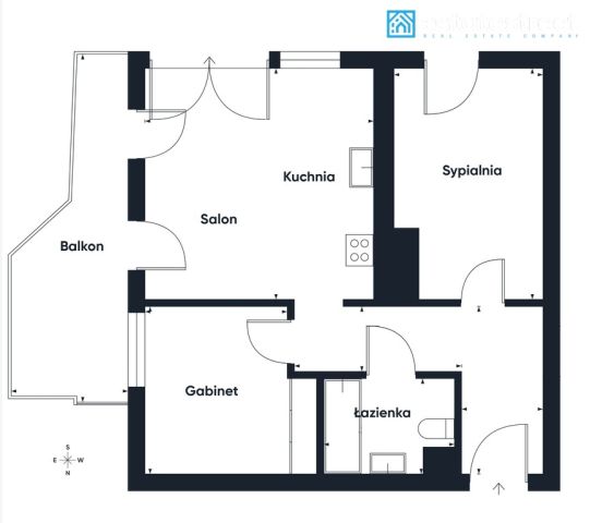 Mieszkanie 3-pokojowe Kraków Prądnik Biały, ul. Józefa Chełmońskiego. Zdjęcie 16