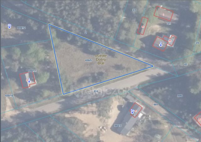 Działka siedliskowa Osiek, os. Dobry Brat. Zdjęcie 3